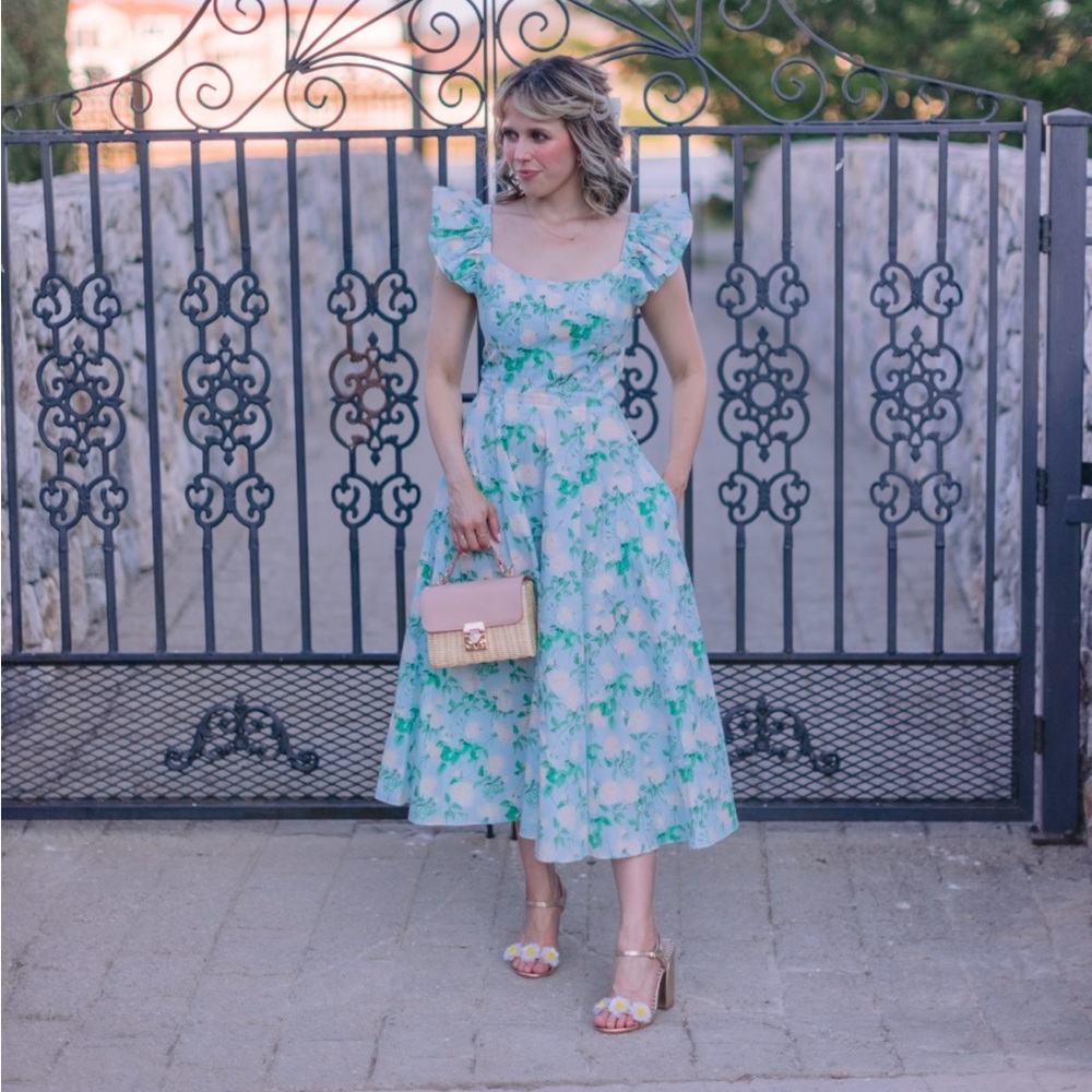 Blue Roses Daphne Nap Dress